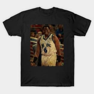 Patrick Ewing in Orlando Magic T-Shirt